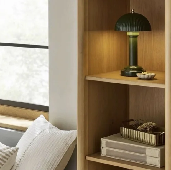 New Hearth And Hand Dark Green Rechargeable Table Lamp - Picture 7 of 7